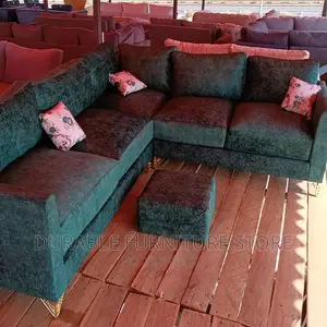 6seater L Shape Green