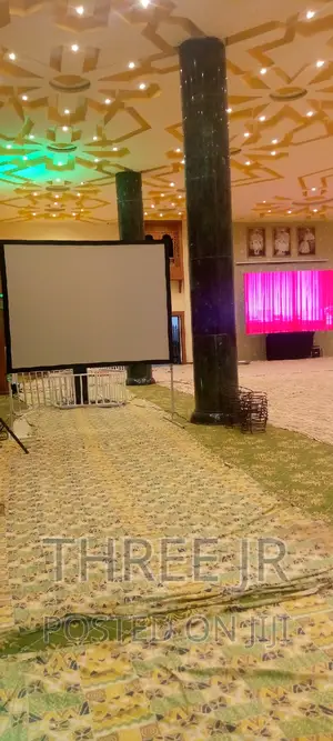 Nice Rear/Front Projection Screen for Hire Available.Framed