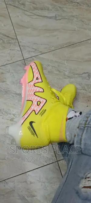 Nike Mercurial Air Zoom Yellow Football Boots