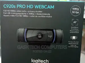 Logitech C920S HD Pro Webcam With Privacy Shutter