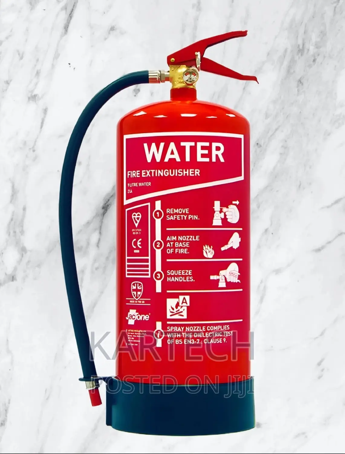 Water Type Fire Extinguisher +Vat (9 Litres)