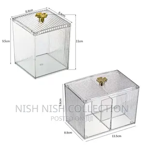 Double Multifunction Makeup Cotton Pad Storage
