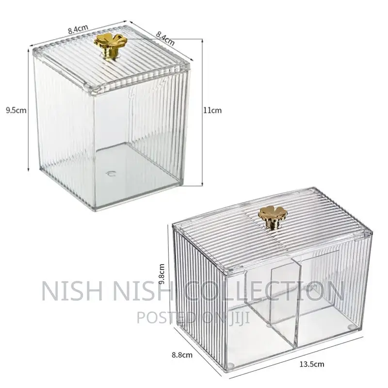 Double Multifunction Makeup Cotton Pad Storage