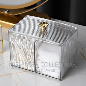 Double Multifunction Makeup Cotton Pad Storage