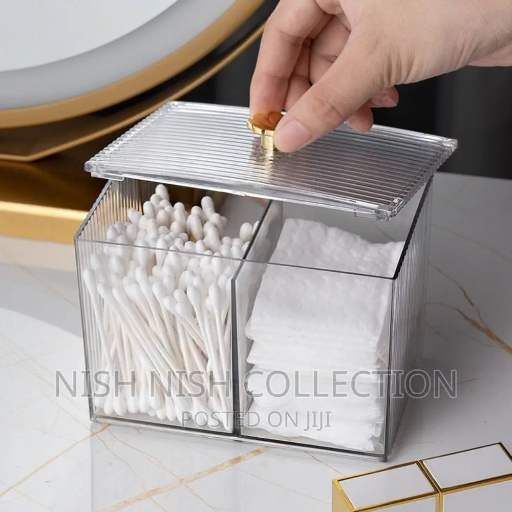 Double Multifunction Makeup Cotton Pad Storage