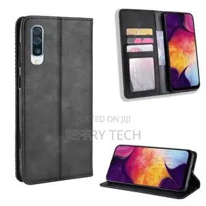 Vintage Leather Flip Cover Case for Samsung Galaxy A50 6.4i