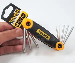 Tolsen Torx Hex Keys Set 8pcs Folding Allen Key