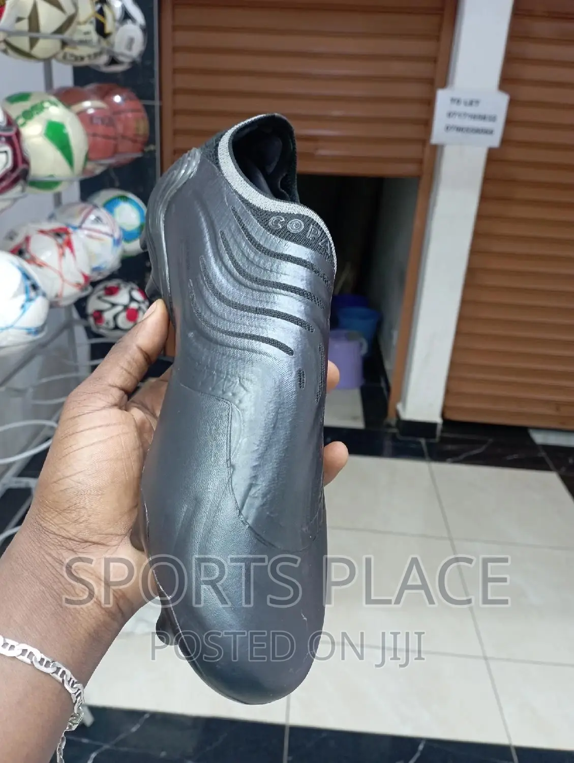 Black Adidas Copa Sense+ Boots