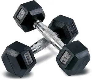 5kgs Single Hand Hexagon Fitness Hex Fixed Dumbbell