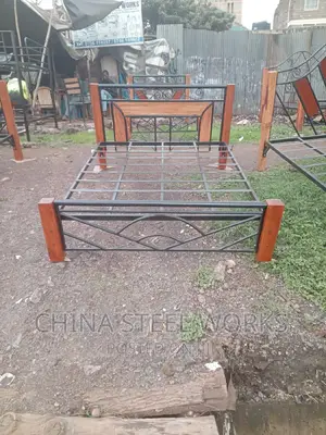5 by 6 Metallic Bed