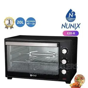 E-20r Nunix 20 L Deluxe Electric Oven With Rotisserie.