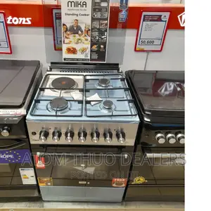 Silver 60*60 3+1 Mika Standing Cooker With Electric Oven