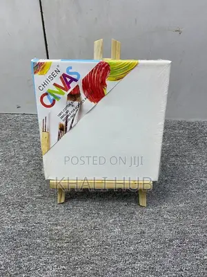 Canvas With Wooden Easel 20cm Canvas