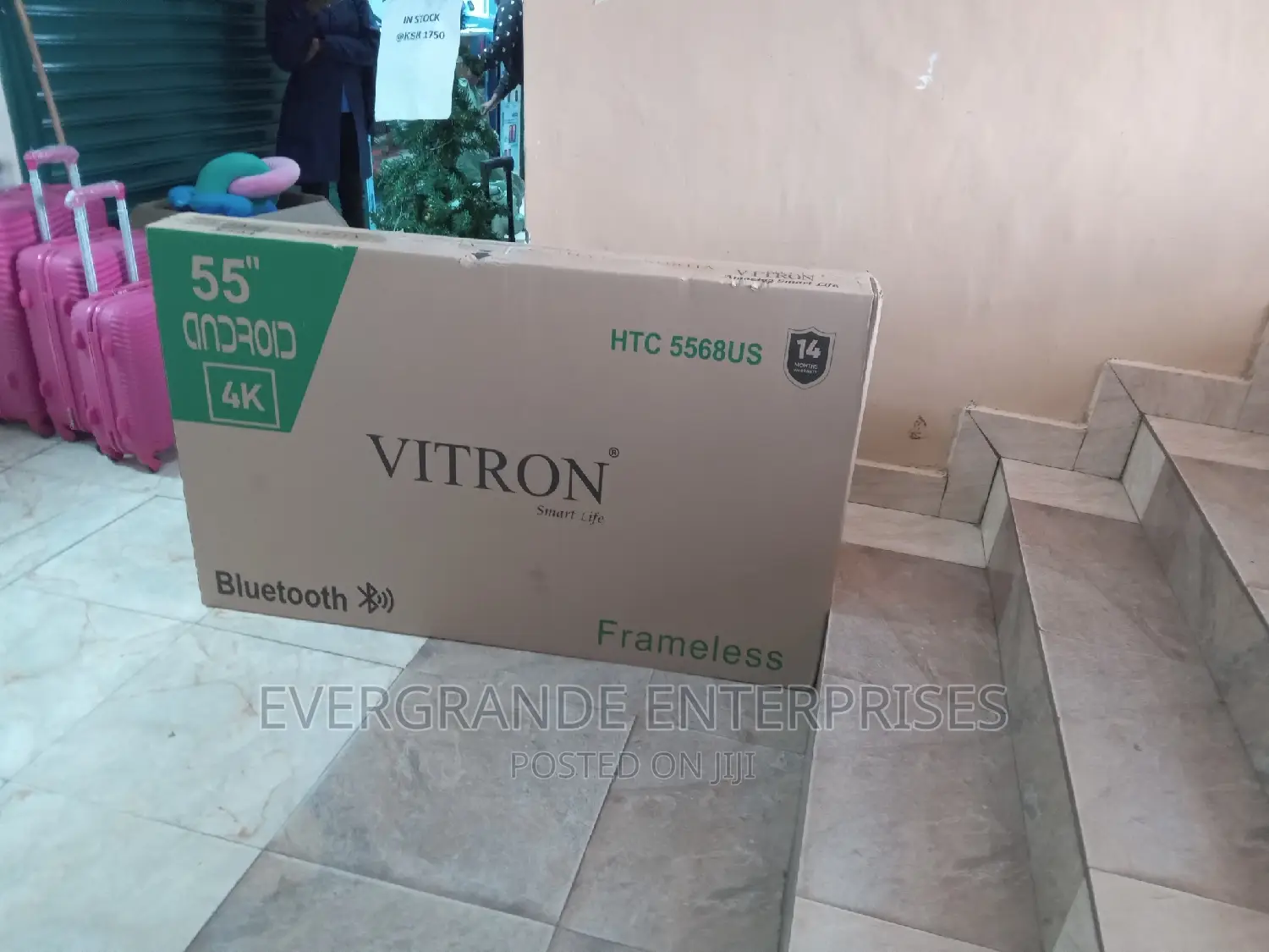 Vitron 55,55 Inches Smart Android Frameless Tv