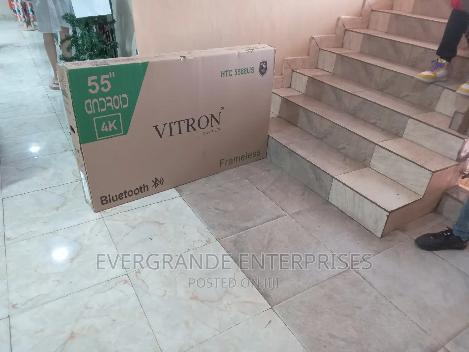 Vitron 55,55 Inches Smart Android Frameless Tv