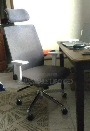 White Office Chair Ergonomic Back Mesh Arms Lumbar Support