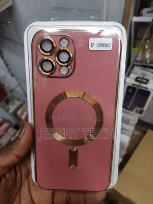 iPhone 12 Pro Max Magsafe Rose Red Phone Case With Lens F