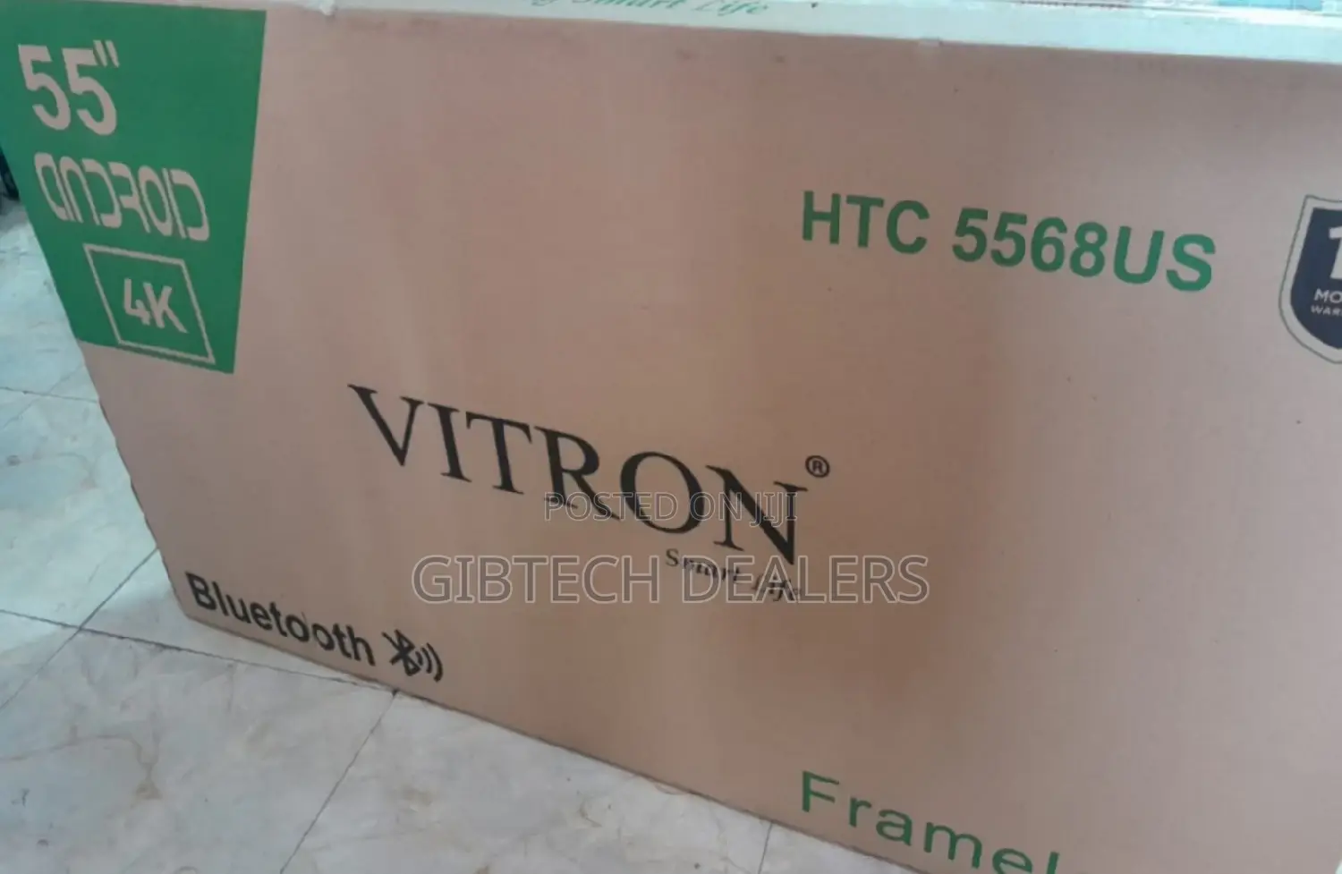 Vitron 55 Inches Frameless TVS