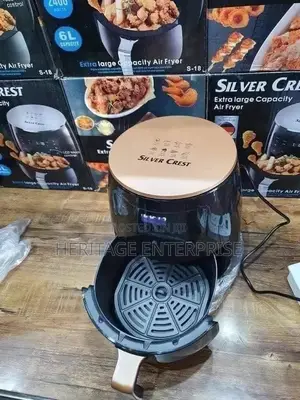 Airfryer, Airfryer Non Stick Air-Fryer Silver Crest