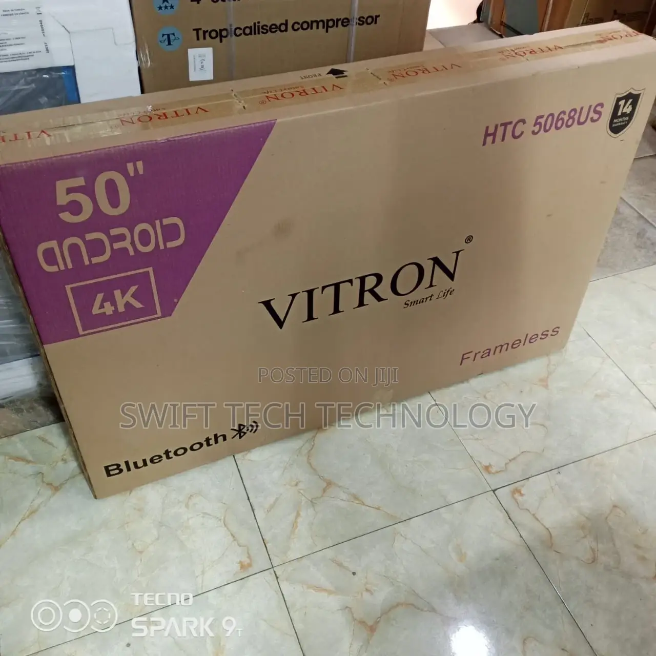 Vitron 50,50 ,50 Inches Vitron Frameless Android Tv