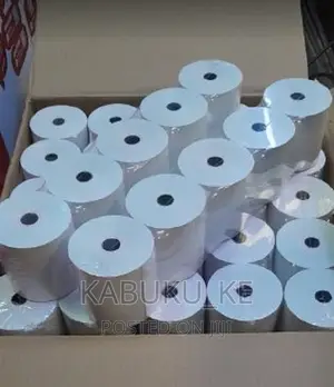 POS 80x80mm Thermal Roll Paper 50 Roll Per Box