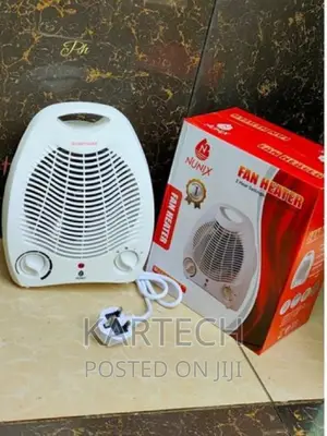 1000W Nunix Portable Electric Room Heater With Fan