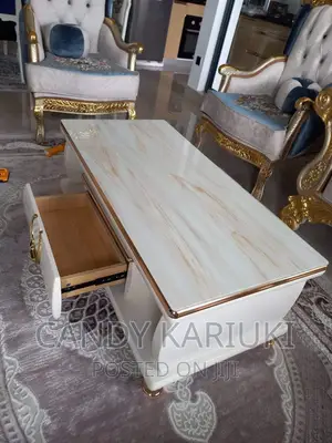 Executive Coffee Table With Spacious Drawers on Both Sides