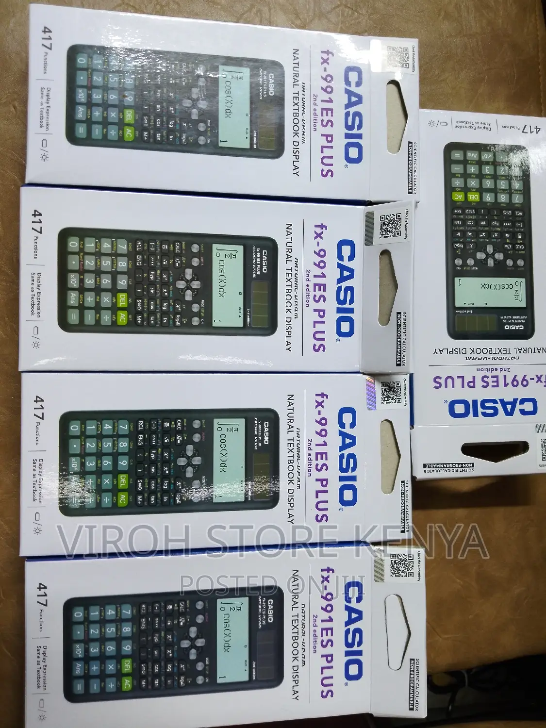 Fx-991es Plus Calculator Natural Textbook Display