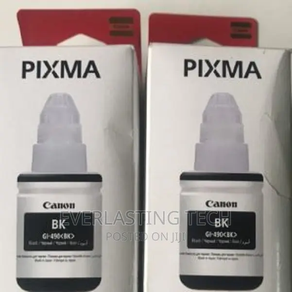 .Canon Ink Bottle Gi-490 Black – 135ml
