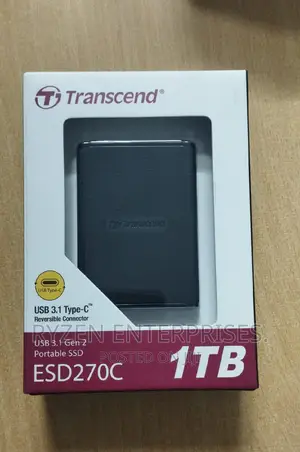 Transcend 1tb SSD/ Esd270c 1tb SSD External