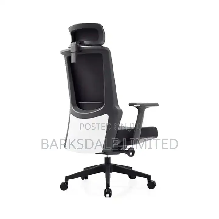 Black Ergonomic Lumbar Back Mesh Office Chair Support