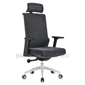 Black Ergonomic Lumbar Back Mesh Office Chair Support