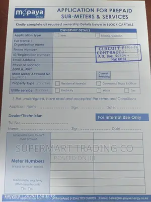 Prepaid Submeter Single Phase