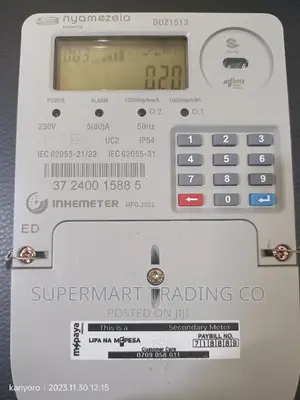 Prepaid Submeter Single Phase