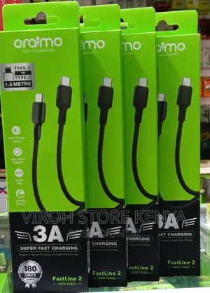 Oraimo C to C Charging Cable Fastline2 C-C Cable