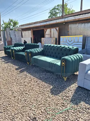 Green 7 Seater Sofa