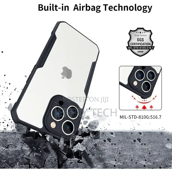 Xundd Fully Protection Soft TPU+PC Case for iPhone 13 Pro