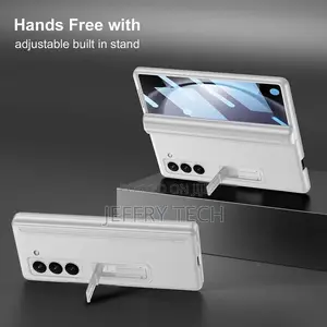 For Z Fold 5 Case Magnetic Hinge Protection Screen Protector
