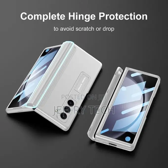 For Z Fold 5 Case Magnetic Hinge Protection Screen Protector