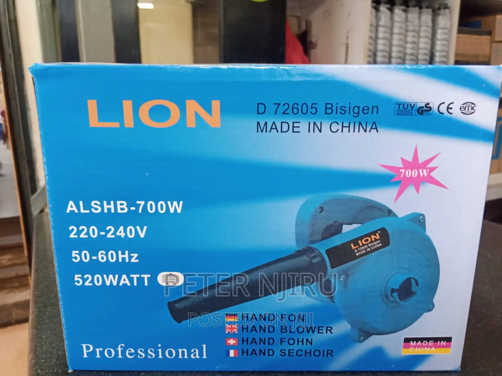 High Quality Professional LION Computer Hand Blower as Pictu