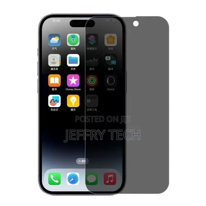 iPhone 15 Pro Max Privacy Tempered Glass