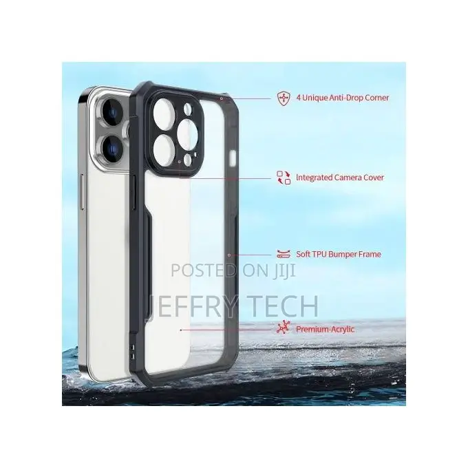 Fully Protection Soft TPU+PC Case for iPhone 14 Pro Max
