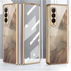 Protective Cover for Samsung Galaxy Z Fold 4 G Electroplated