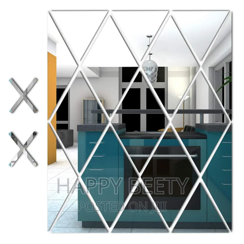 Diamond Shaped Acylic Mirrors