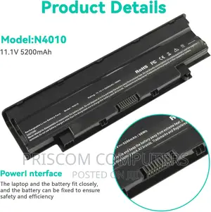 Laptop Battery for Dell Vostro 3550 3450 1440 JLKND TKV2V 4T