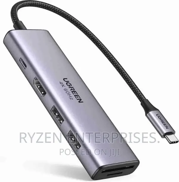Ugreen Usb-C to HDMI + Usb3.0 a + Usb2.0 a (2 Ports)