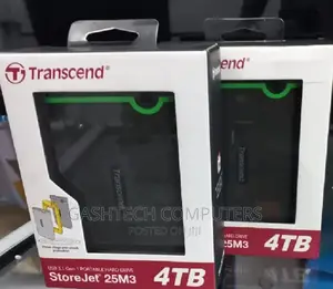 Transcend External HDD 4TB - Purple - TS4TSJ25H3P