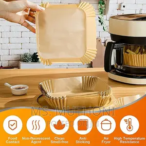 SQUARE Air Fryer Paper Liner/Oil-Proof Airfryer Disposables*