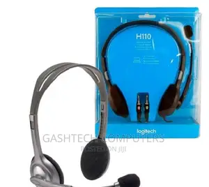 Logitech H110 // Logitech H110 Stereo Dual Jack Headset ,