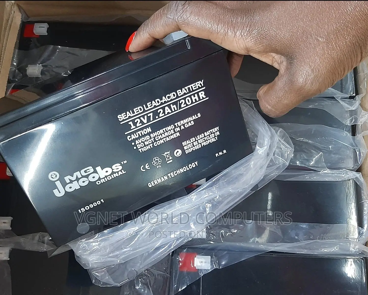 UPS Batteries 12V by 7A